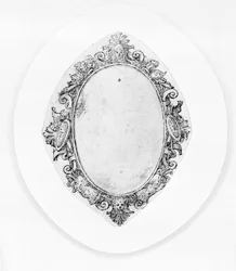 Design för en oval juvel, 1500-tal